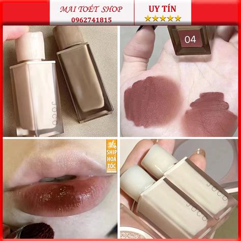 Mua Son Mới Giảm Sâu Son Kem Lì JOCO Tone Nude Nâu trầm đất bản mới mềm mịn nhiều màu Son môi