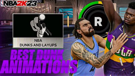 THE NEW BEST DUNK ANIMATIONS IN NBA 2K23 CRAZY UNBLOCKABLE DUNK