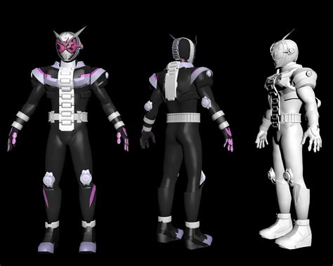 Kamen Rider Zi O Full Armor 3d Model 3d Printable Cgtrader