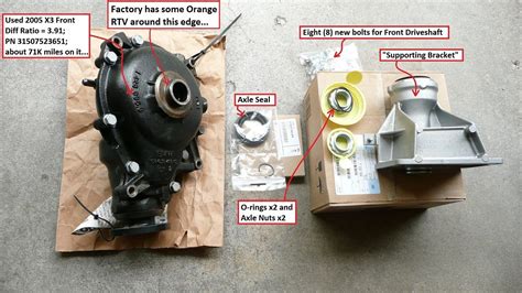 Diy Bmw X Front Diff Replacement K Miles Bimmerfest Bmw Forum