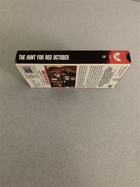 The Hunt For Red October Vhs Movie Tape 1989 Sean Connery Alec Baldwin