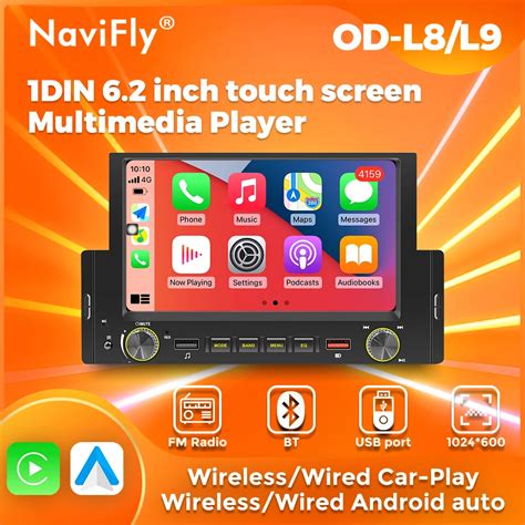 NaviFly 6 2 Inch Touch Screen Universal Car Radio Multimedia Navigation