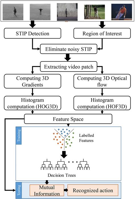 Block Diagram Of The Proposed Human Action Recognition Algorithm