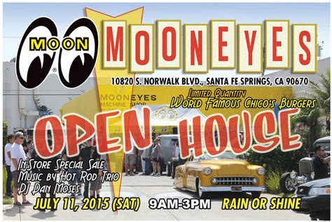 週末の Mqqneyes Usa は Open House Mooneyes Express