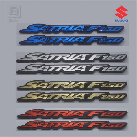 Jual Emblem Suzuki SATRIA FU F150 Timbul Logo Motor 3D Akrilik Variasi