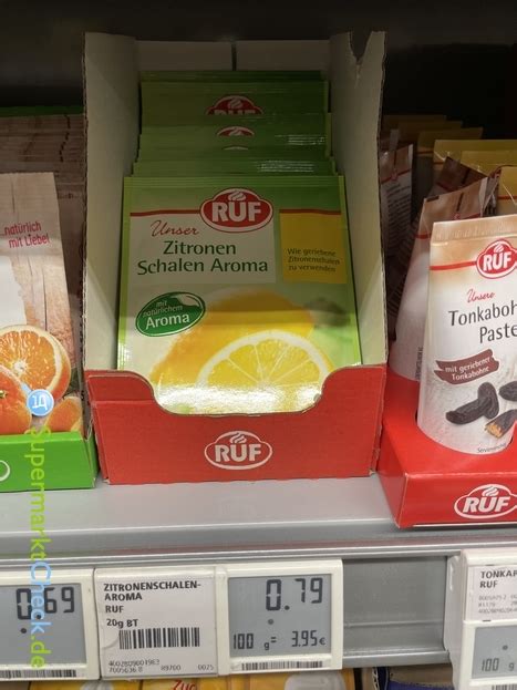 Ruf Zitronen Schalen Aroma natürliches Aroma Preis Angebote Kalorien