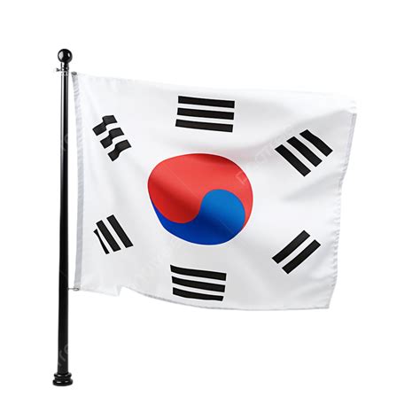 Bandera De Corea Del Sur Para Colorear