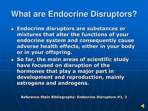 Ppt Endocrine Disruptors Powerpoint Presentation Free Download Id