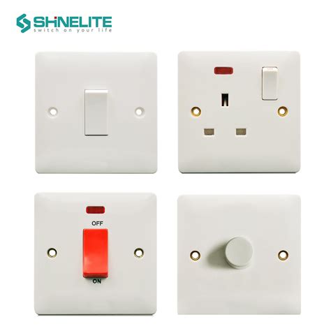 Bs Standard New Design Bakelite Wall Switch Socket Electric Electric Switch Socket And Uk