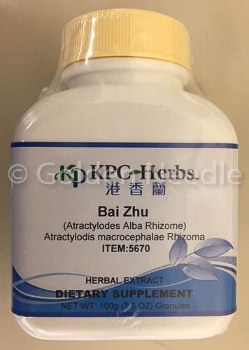 Kpc Herbs Bai Zhu Granules