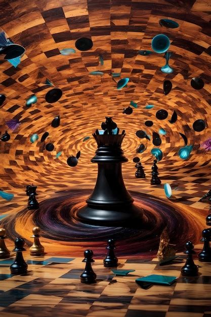 Premium AI Image | chess board art