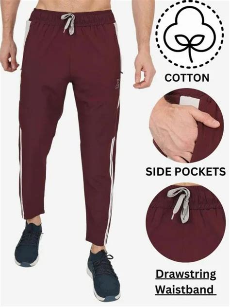 Buy XOHY Men S Cotton Blend Regular Fit All Season Wear Track Pants