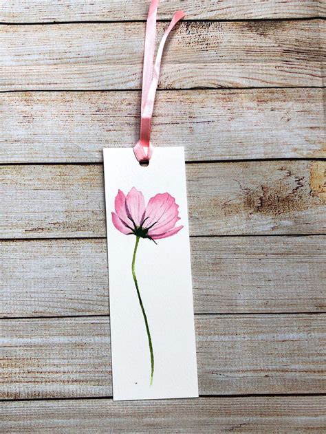 Original Watercolor Painting Handmade Bookmarks Watercolor Galsang