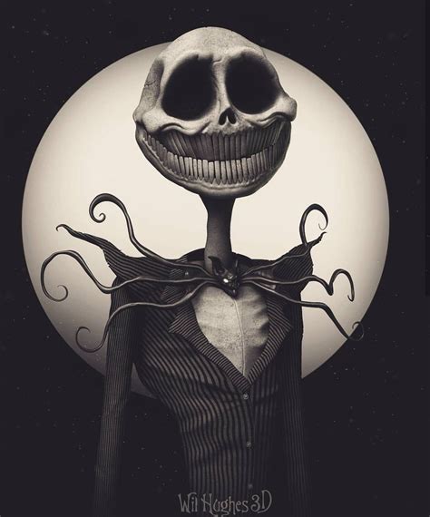 Jack Skellington ~ Will Hughes | Nightmare before christmas drawings ...