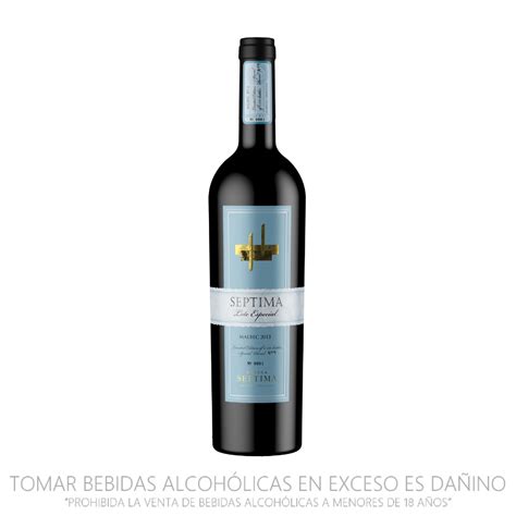 Vino Tinto Malbec Septima Lote Especial X Ml Perufarma Sa