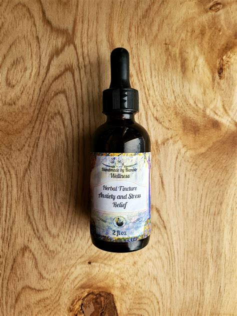 Herbal Tincture: Anxiety Relief – Handmade by Bumble