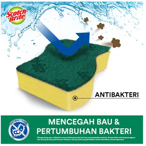 Jual Scotch Brite 3 M Sabut Spons Hijau Cuci Piring ID 30 Kota