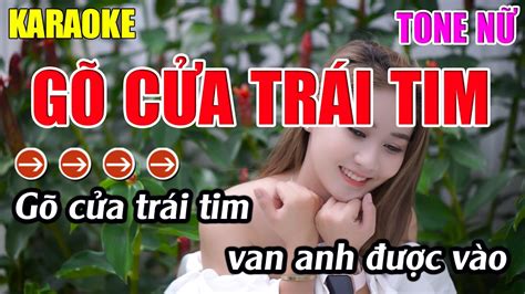 G C A Tr I Tim Karaoke Tone N Karaoke L M Nh C S Ng Beat M I Youtube