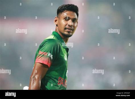 Mustafizur Rahman During The Bangladesh Ireland 1st ODI Match At Sylhet