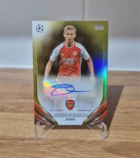 TOPPS UEFA CLUB Competitions Flagship 2023 24 Oleksandr Zinchenko Auto