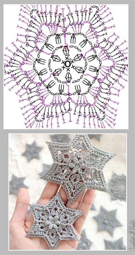 Pin Di Judy Shriver Houston Su Crocheted Snowflakes Nel Fai Da