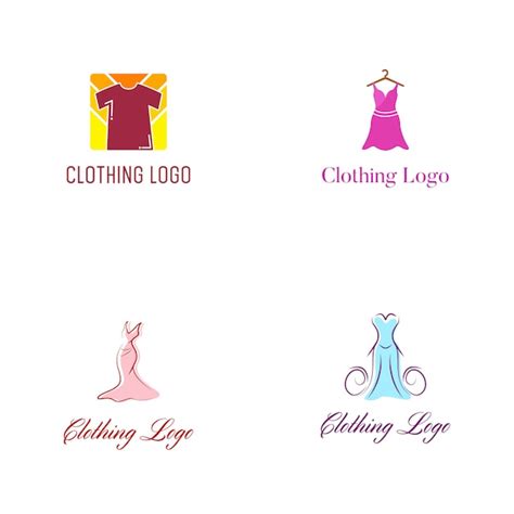 Clothing logo vector design template | Premium Vector