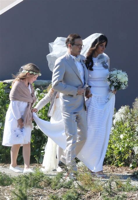 Photo Jean Luc Delarue et Anissa Khelifi le jour de leur mariage à