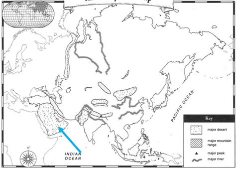 Middle East Physical Map Flashcards | Quizlet