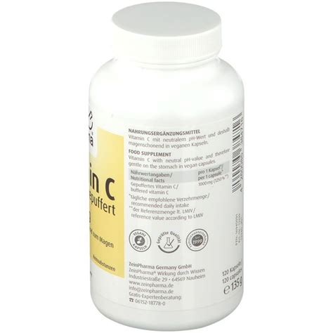 Zeinpharma Vitamin C Gepuffert Mg St Shop Apotheke