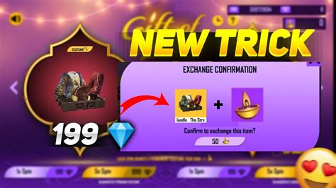 Free Fire New Gift Of Light Event Diwali WISH Event Breakdancer