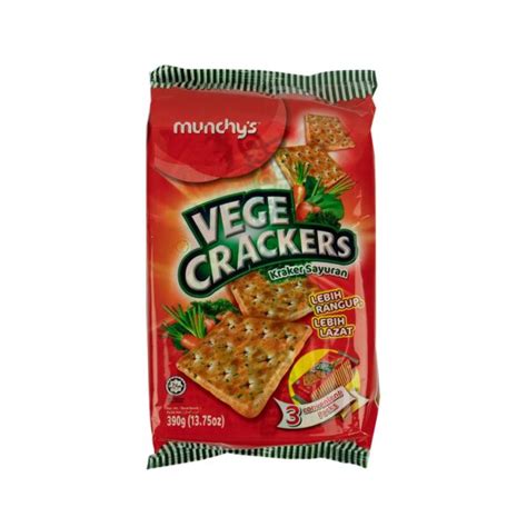 Munchys Vege Crackers 390gm Shopifull