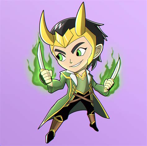 Chibi Loki Fan Art R Marvelstudios