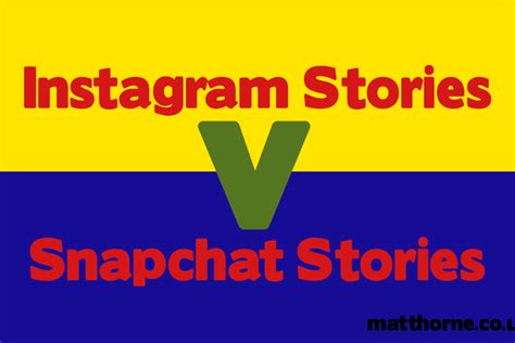 What S Better Instagram Stories Or Snapchat Social Media Marketing