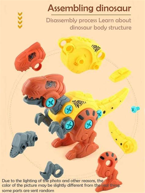Realistic Dinosaur Puzzle Egg Toy, Children Disassembly Screw ...