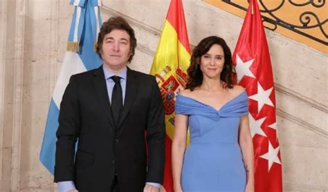 Espa A El Presidente Milei Se Reuni Con Con La Presidente De La