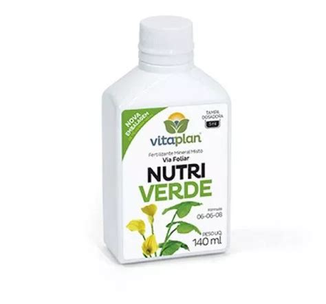 Fertilizante Nutriverde Vitaplan Mineral Misto Foliar Ml