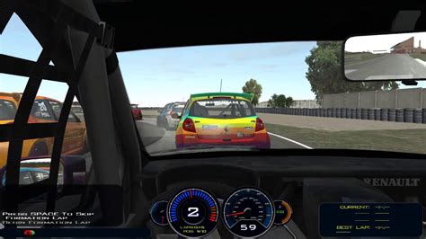 Rfactor Clio Series Autodromo Di Mores Short Circuit Youtube