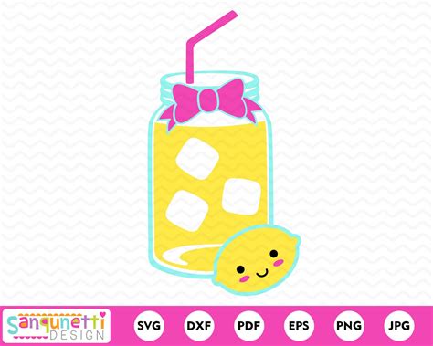 Lemonade Svg Summer Drink Cut File Digital Lemon Cricut And Etsy