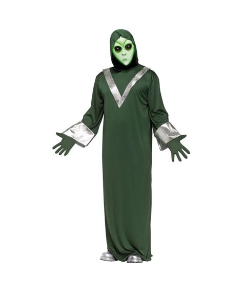 Adult Deep Space Alien Scary Halloween Costume - Men Costumes