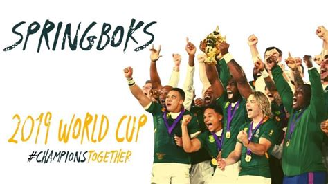 Springboks || World Cup Champions 2019 | World cup champions, World cup ...