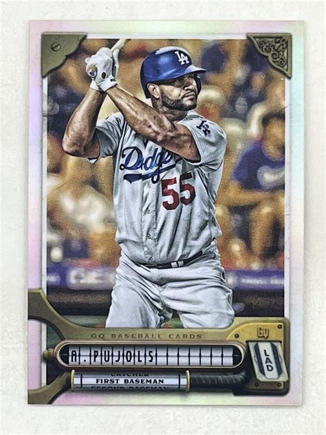 Albert Pujols Topps Gypsy Queen Chrome Mlb Los Angeles