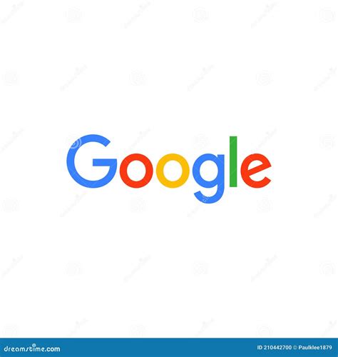 Google Logo Editorial Illustrative on White Background Editorial Image ...