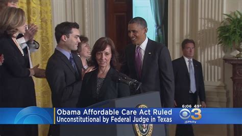 Obama S Affordable Care Act Ruled Unconstitutional By Federal Judge Youtube