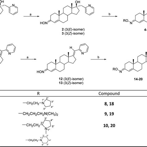 Scheme Synthetic Routes To Compounds And Reagents And