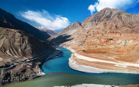 Sangam Confluence Of Indus And Zanskar Rivers Of Ladakh Discover