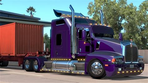 American Truck Simulator T600 Tuning Shaneke Chrome Custom Truck YouTube