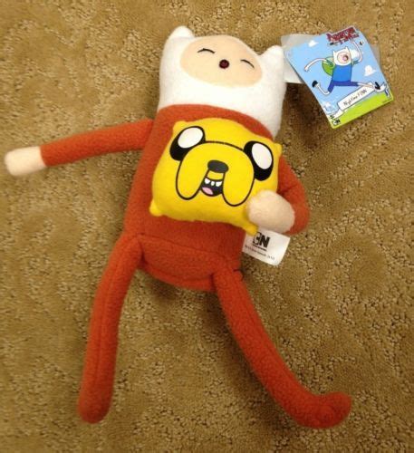 Adventure Time With Finn And Jake Nightime Finn Plush Toy Doll Rare