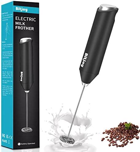 Amazon Hemixye Rechargeable Milk Frother Wand Drink Mixer Handheld