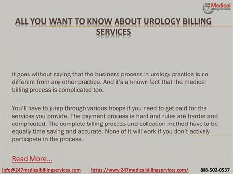 PPT All You Want To Know About Urology Billing Services PowerPoint