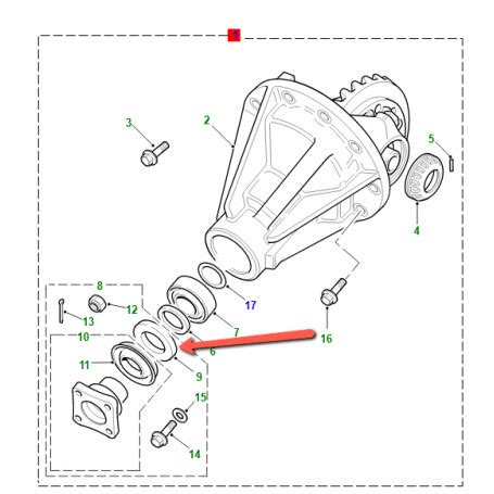 Ftc Joint Spi De Nez De Pont Arriere Discovery